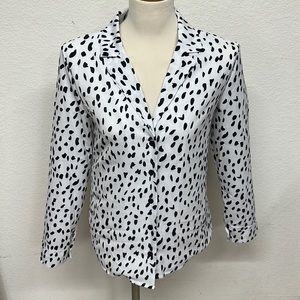 Animal Print Button Down Shirt